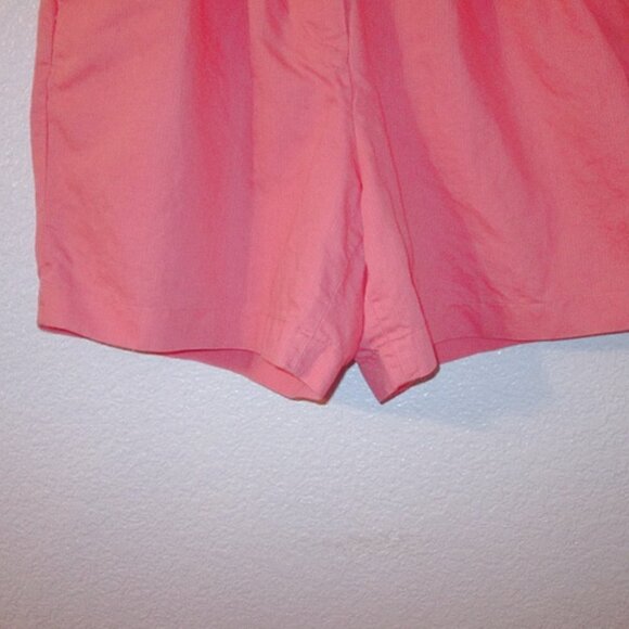 Lady Player LINEN Blend Size 12 SHORTS Elastic Sides HIGH RISE Golf POCKETS - Picture 4 of 9